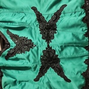 Intimate attitudes green corset